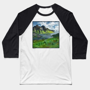 Mountainscape Baseball T-Shirt